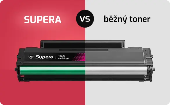 SUPERA® vs. bežný toner