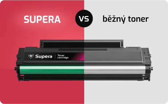 SUPERA vs. běžný toner